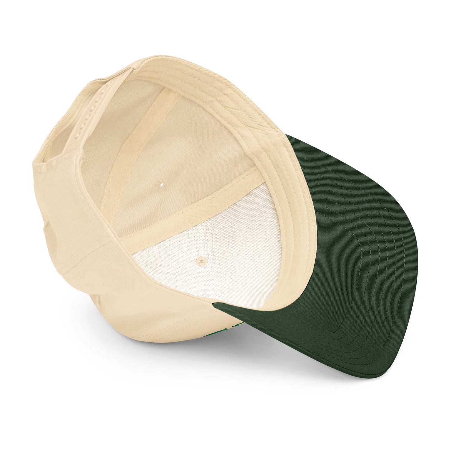 It's Beer O'Clock | Trendy and Funny 5 Panel Two Tone Baseball Cap, Embroidered, Adjustable Snapback