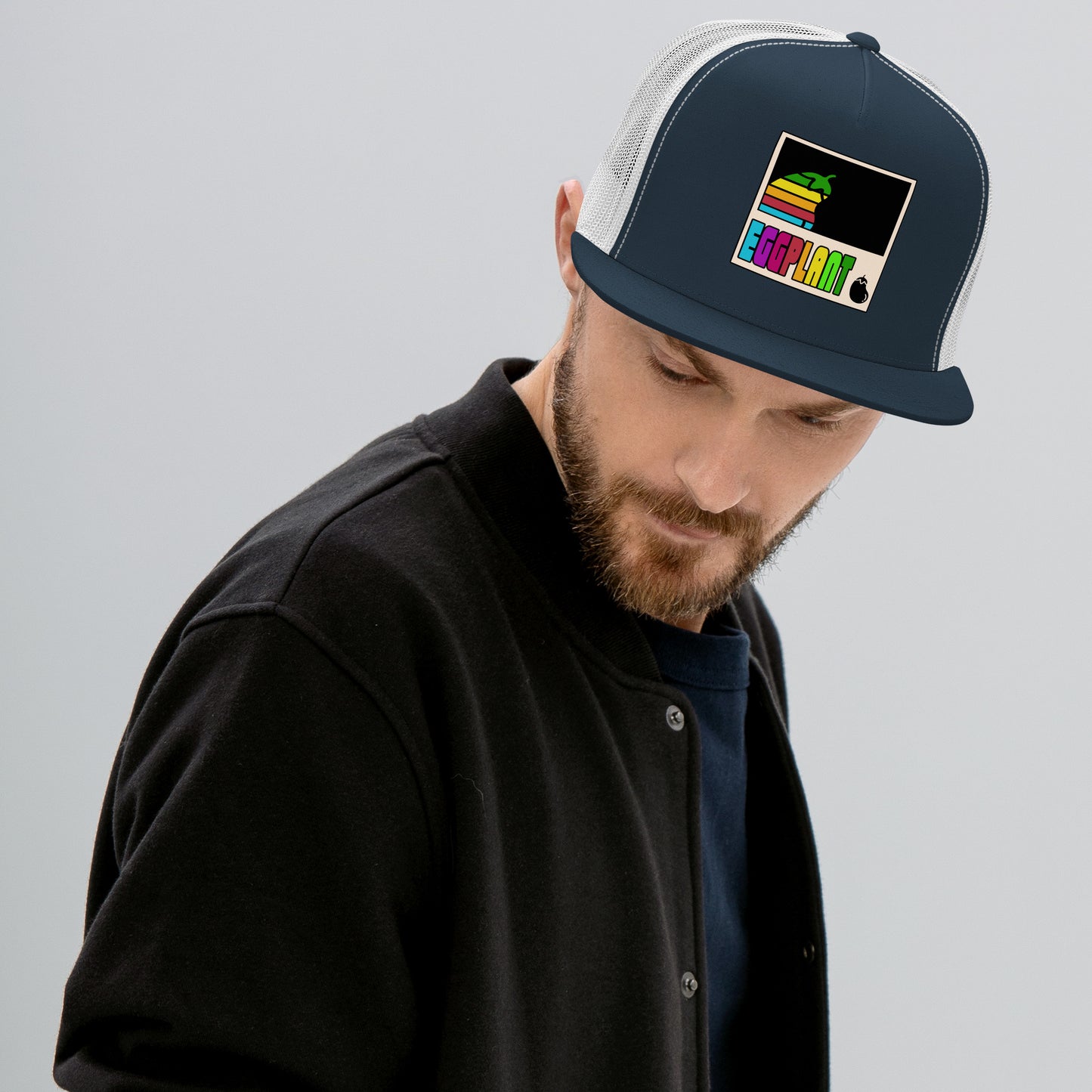 Eggplant | Funny Apple Parody | Retro Trucker Hat
