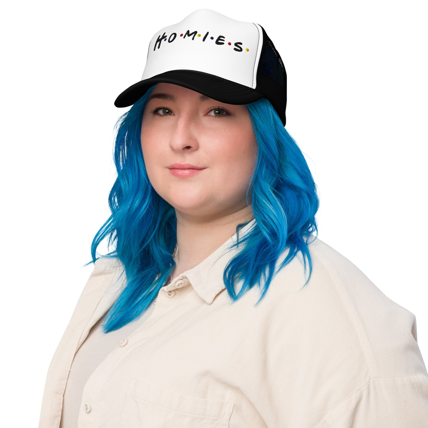Homies | Funny and Trendy Friends Style Parody | Foam Trucker Hat