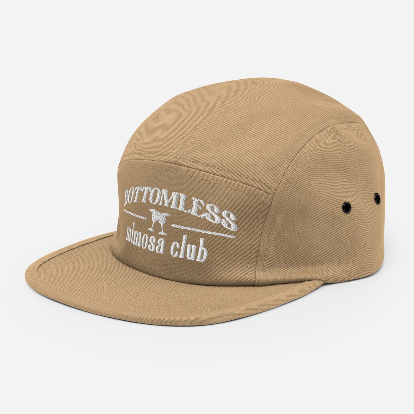 Bottomless Mimosa Club | five panel khaki cCap