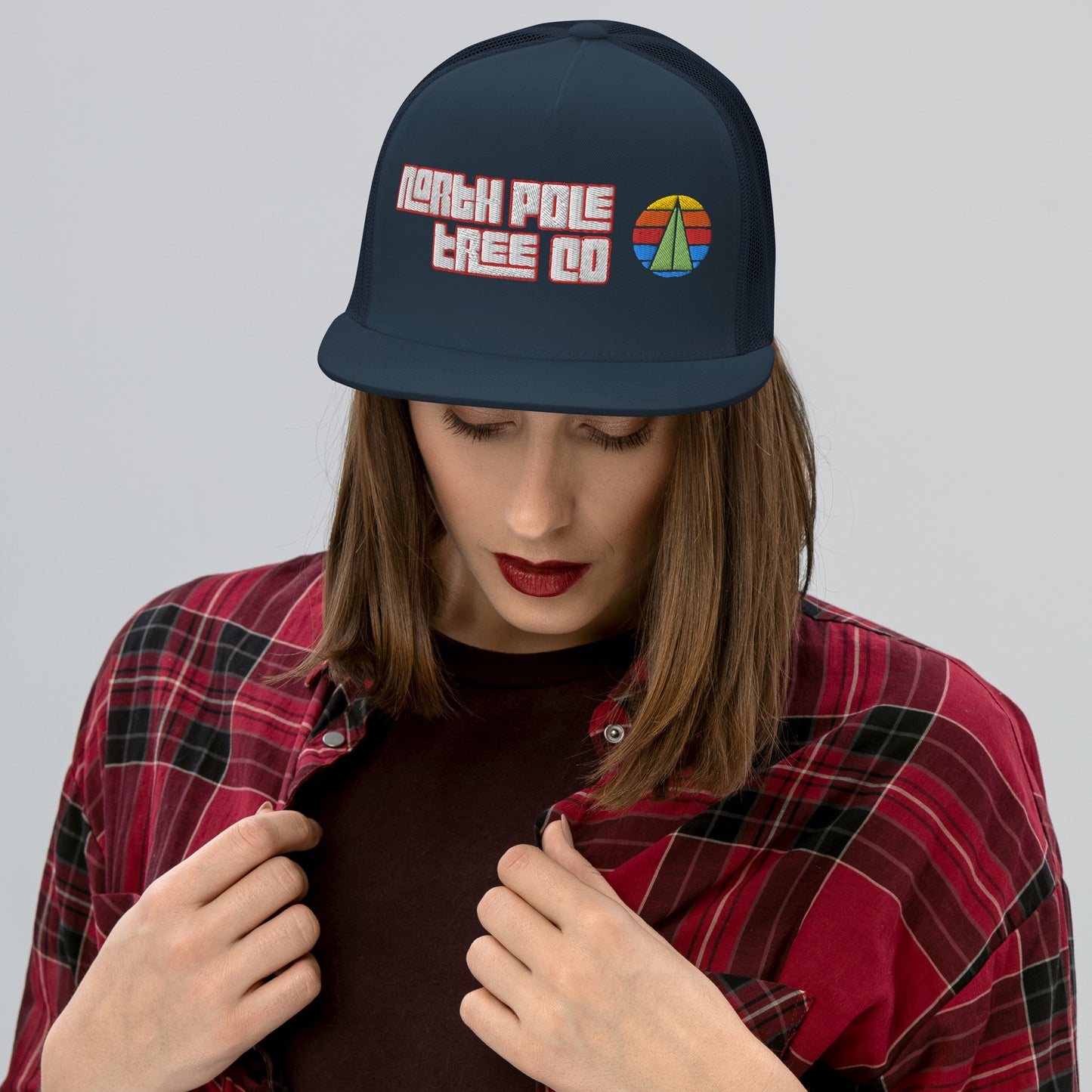 North Pole Tree Company | Retro style | Holiday themed Trucker Hat