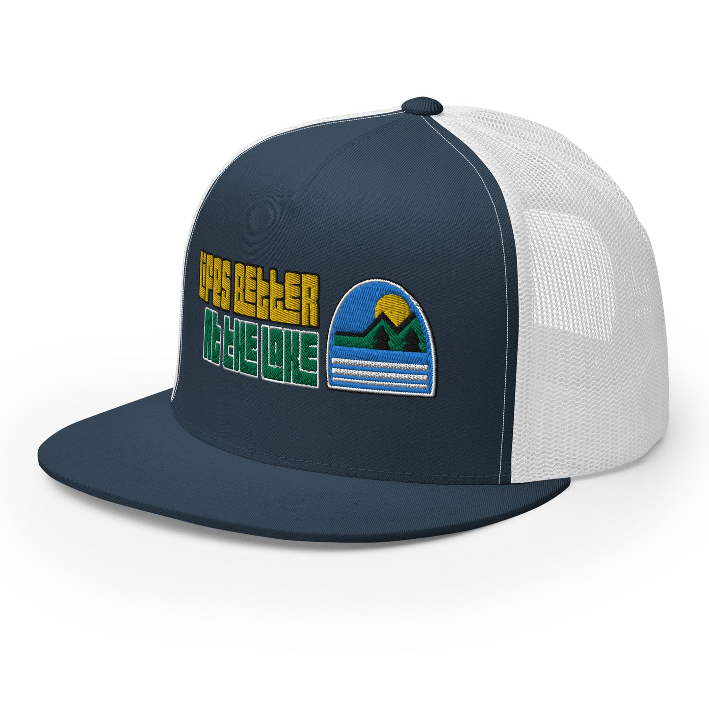 Life's Better at the Lake | Retro styled trucker hat