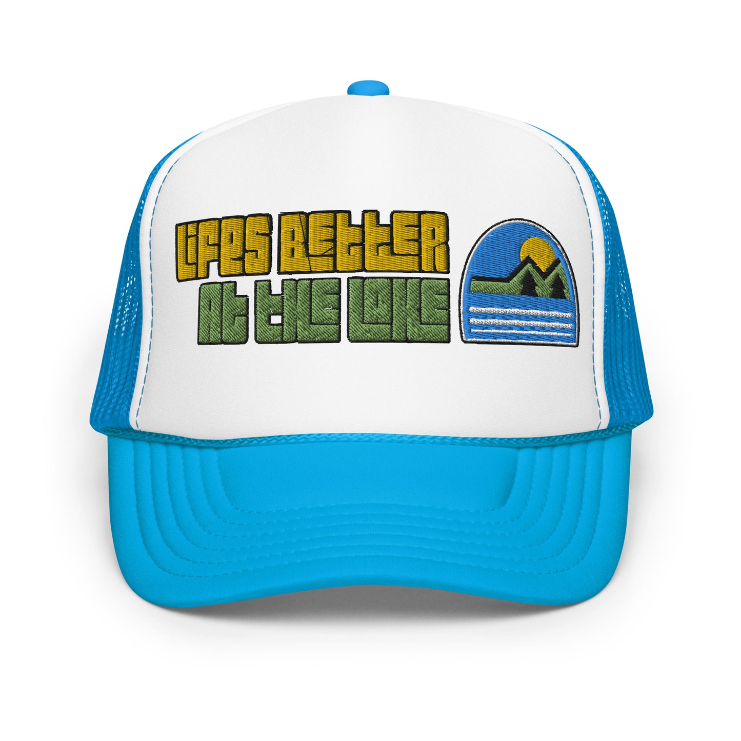 Life's Better at the Lake | Retro styled foam trucker hat