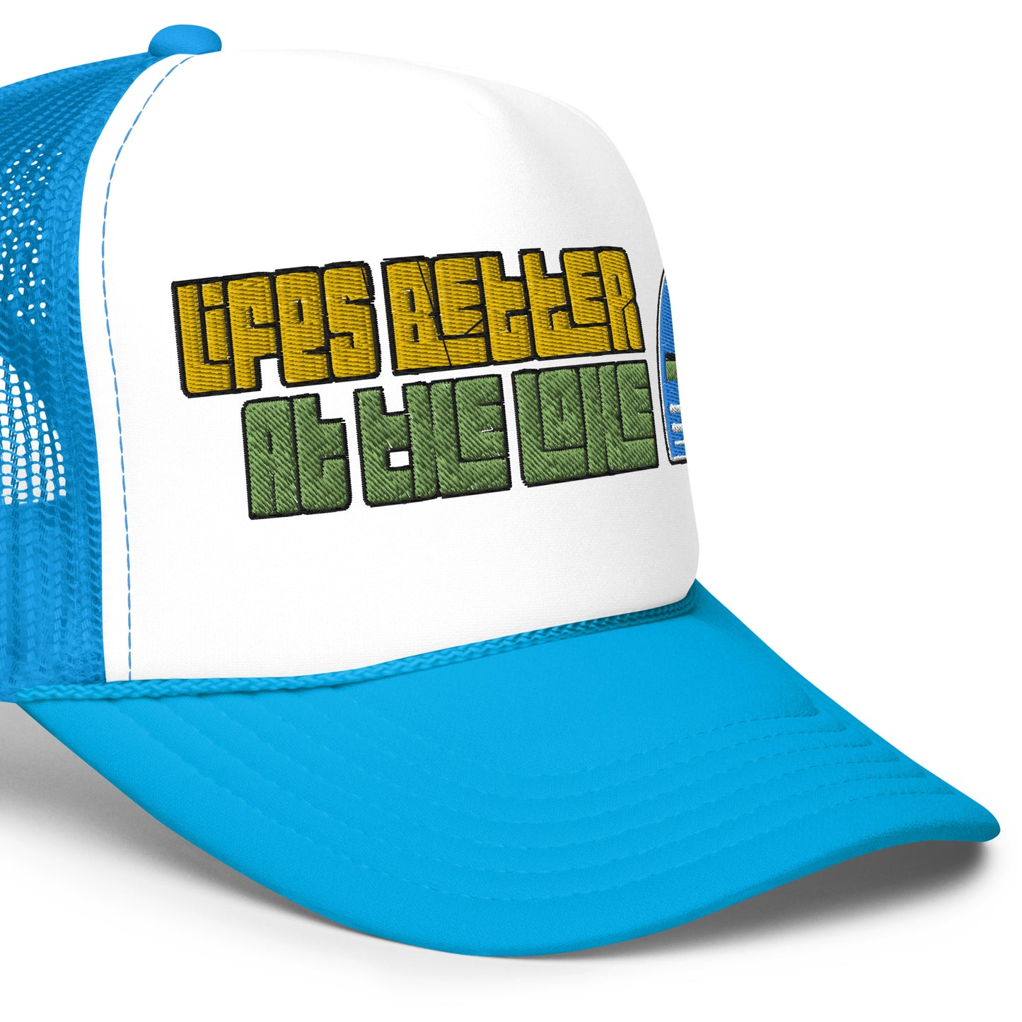 Life's Better at the Lake | Retro styled foam trucker hat