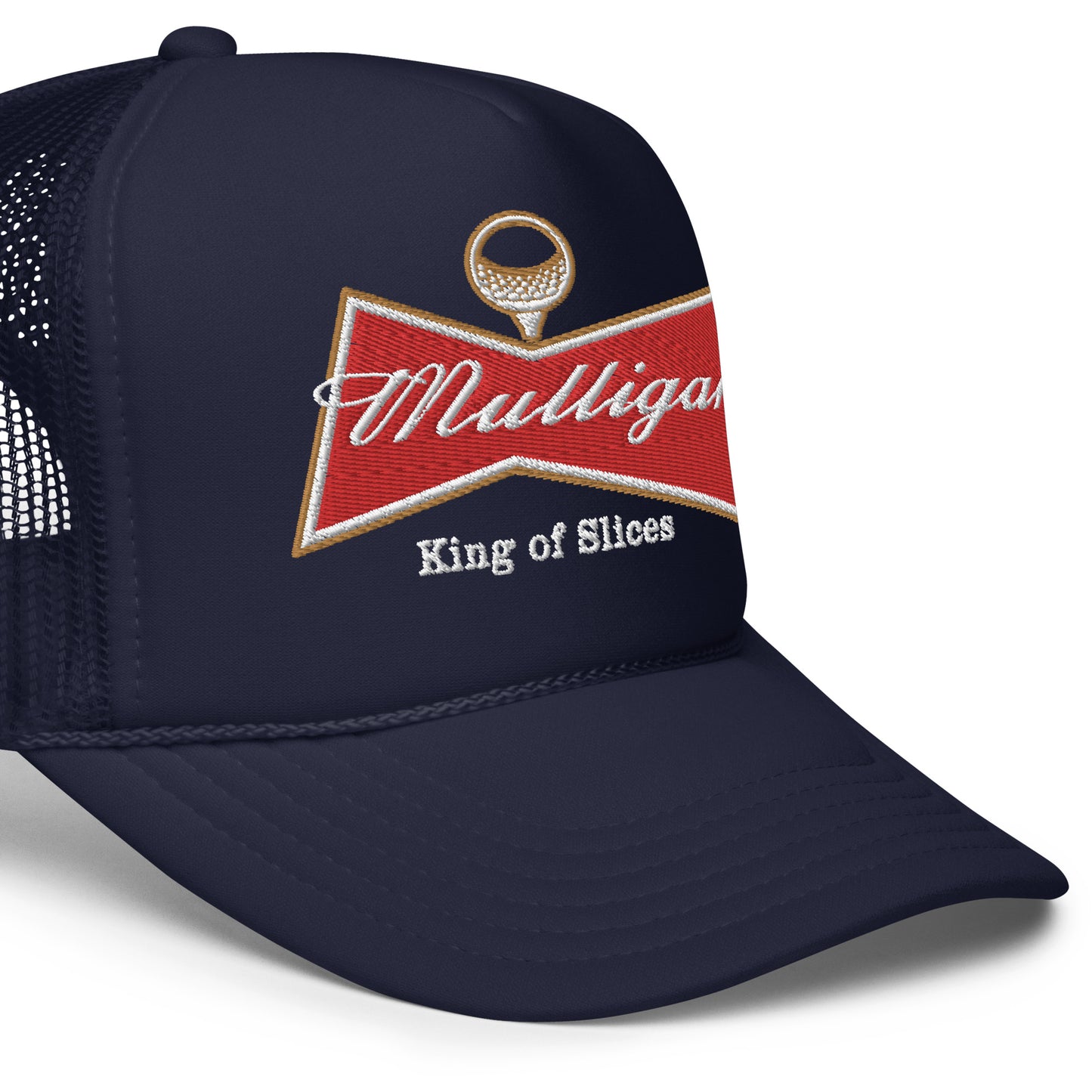 Mulligan, King of Slices | foam trucker hat