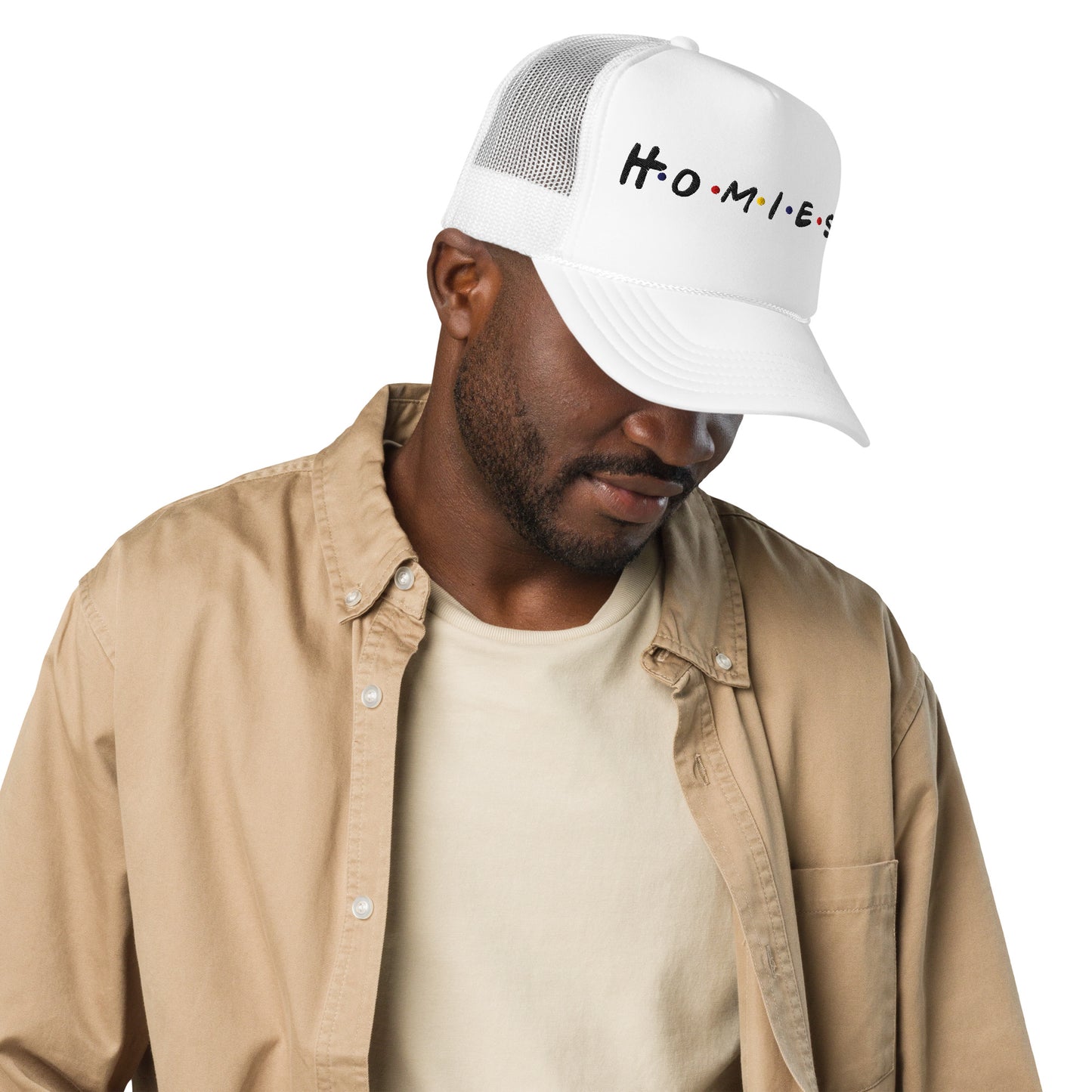Homies | Funny and Trendy Friends Style Parody | Foam Trucker Hat