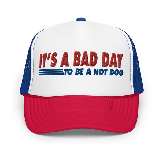 It's a bad day to be a Costco hot dog | foam trucker hat