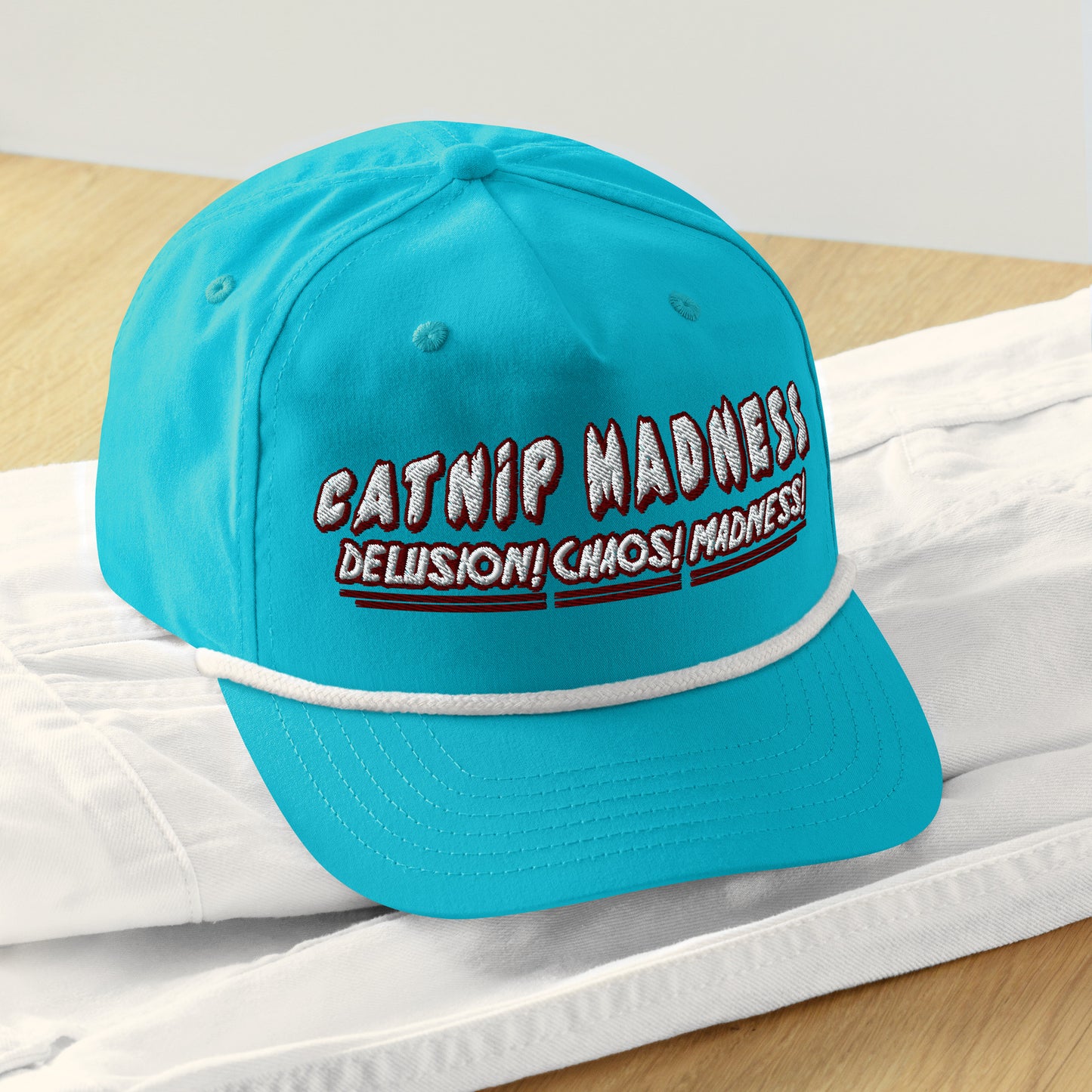 Catnip Madness | Stylish Golf rope Hat